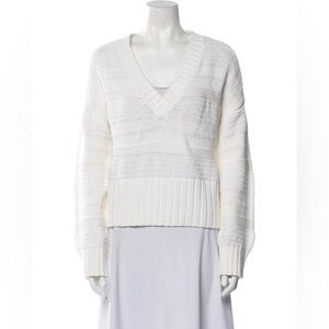 House of Harlow 1960 Cream V-Neck Sweater Size XS